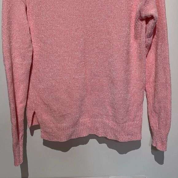 Arizona Jean Co. Women's Rose Pink Crew Neck Knit Pullover Sweater Size XL NWT - Picture 8 of 9